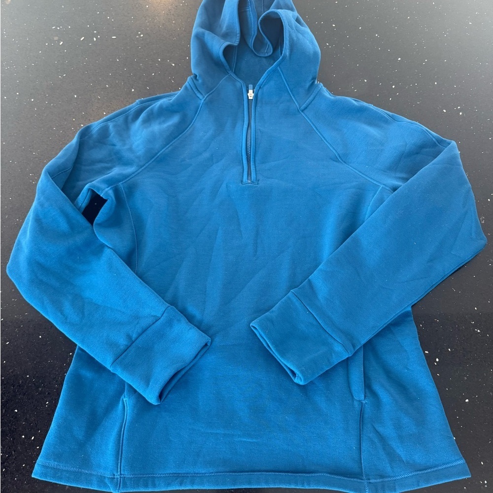 Athleta Blue Pullover Hoodie - Picture 4 of 7
